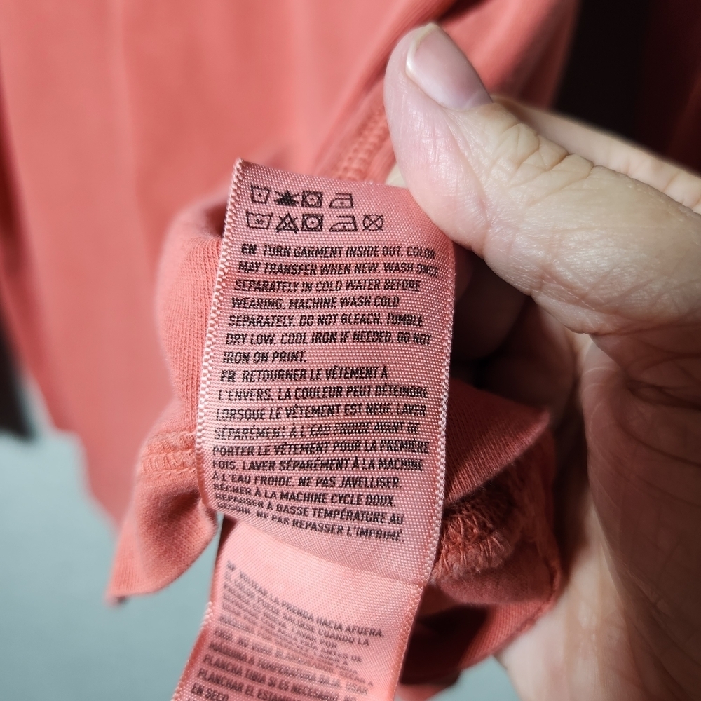 American Eagle Outfitters Men's Large Red(Coral Color) Long Sleeve T Shirt - Picture 5 of 10